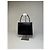 Vintage Givenchy strukturierte Lederhandtasche Schwarz Gold - Ansicht 12