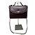 Vintage Givenchy Leder Schultertasche Burgund Goldkette Early 2000s Bordeaux