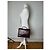 Vintage Givenchy Leder Schultertasche Burgund Goldkette Early 2000s Bordeaux - Ansicht 4