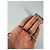 Vintage Givenchy Logo Brosche Silber Gold mit Box - Ansicht 2