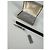 Vintage Givenchy Logo Brosche Silber Gold mit Box - Ansicht 5
