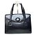 Vintage Givenchy strukturierte Lederhandtasche Schwarz Gold