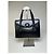 Vintage Givenchy strukturierte Lederhandtasche Schwarz Gold - Ansicht 11