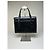 Vintage Givenchy strukturierte Lederhandtasche Schwarz Gold - Ansicht 2