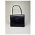 Borsa a mano Vintage Givenchy in pelle liscia nera e argento Nero - vista 12