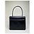 Borsa a mano Vintage Givenchy in pelle liscia nera e argento Nero - vista 13