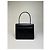 Borsa a mano Vintage Givenchy in pelle liscia nera e argento Nero - vista 2