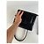 Borsa a mano Vintage Givenchy in pelle liscia nera e argento Nero - vista 7