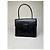 Borsa a mano Vintage Givenchy in pelle liscia nera e argento Nero - vista 8