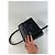 Borsa a mano Vintage Givenchy in pelle liscia nera e argento Nero - vista 9