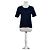 Vintage Dior Knitted Cotton Pullover Navy XL Navy blue