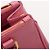 Prada Borsa a Mano Galleria Mini in Pelle Saffiano Rosa - vista 13