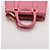 Prada Borsa a Mano Galleria Mini in Pelle Saffiano Rosa - vista 5