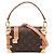 Louis Vuitton Borsa a tracolla Side Trunk PM in tela Monogram Marrone