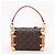 Louis Vuitton Borsa a tracolla Side Trunk PM in tela Monogram Marrone - vista 2