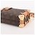 Louis Vuitton Borsa a tracolla Side Trunk PM in tela Monogram Marrone - vista 3
