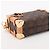 Louis Vuitton Borsa a tracolla Side Trunk PM in tela Monogram Marrone - vista 4