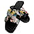 Hermès Sandali piatti Oasis 4 Canvas Nero