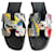 Hermès Sandali piatti Oasis 4 Canvas Nero - vista 3