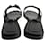 Hermès Sandali piatti Oasis 4 Canvas Nero - vista 5