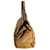 Valentino Garavani Bolsa de ombro Rockstud Winter Medium em camurça e shearling Caramel Caramelo  - vista 2