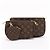 Multi Pochette Louis Vuitton Pochette Multi Accessori in Tela Crossbody Monogram Marrone - vista 2