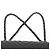 Timeless Chanel Borsa a tracolla Classic Double Flap in pelle di agnello Chevron misura Medium Nera Nero - vista 6