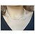 Autre Marque Collar de perlas de tres vueltas con cierre de oro 14K Blanco - vista 8