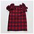 Simone Rocha Herbst 2014 Runway Tartan-Set Look 31 Schwarz Rot - Ansicht 16