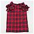 Simone Rocha Herbst 2014 Runway Tartan-Set Look 31 Schwarz Rot - Ansicht 17