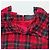 Simone Rocha Herbst 2014 Runway Tartan-Set Look 31 Schwarz Rot - Ansicht 18
