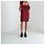 Simone Rocha Herbst 2014 Runway Tartan-Set Look 31 Schwarz Rot - Ansicht 3