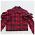 Simone Rocha Herbst 2014 Runway Tartan-Set Look 31 Schwarz Rot - Ansicht 8