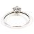 Autre Marque 14K Weißgold-Ring mit Diamant Golden - Ansicht 3