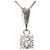 Autre Marque PT900 Platin-Halskette mit Diamant