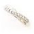 Autre Marque Anillo de banda en oro blanco de 18K y diamantes Dorado