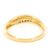Autre Marque 18K Gelbgoldring mit Diamant Golden - Ansicht 3