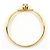 Autre Marque 18K Gelbgold-Ring mit Diamant Golden - Ansicht 2