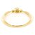 Autre Marque 18K Gelbgold-Ring mit Diamant Golden - Ansicht 3