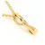 Autre Marque Collana in oro giallo 18K con diamante D'oro - vista 2