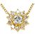 Autre Marque Collana in oro giallo 18K con pendente in diamante D'oro