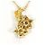 Autre Marque Collana in oro giallo 18K con diamante marrone D'oro - vista 3