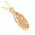 Autre Marque Collana in oro giallo 10K con diamante D'oro - vista 2