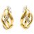 Autre Marque Eleganti orecchini a lobo in oro 18K con diamanti D'oro