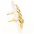 Autre Marque Eleganti orecchini a lobo in oro 18K con diamanti D'oro - vista 2