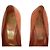 Alexander McQueen Peach Snakeskin Embossed Leather Platform Pumps - view 11