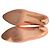 Alexander McQueen Peach Snakeskin Embossed Leather Platform Pumps - view 9