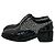Chanel Derby mit Absatz aus Lackleder mit Leopardenmuster EU 38 Gebraucht