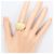 Autre Marque 18K Gelbgold-Ring mit 5.02ct Diamant Golden - Ansicht 6