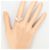 Autre Marque Platin 900 Ring mit Diamant - Ansicht 6